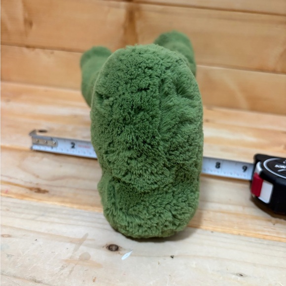 Jellycat Fossily T Rex Dinosaur Green Toy Stuffed Plush Medium 11" Retired - Picture 7 of 10